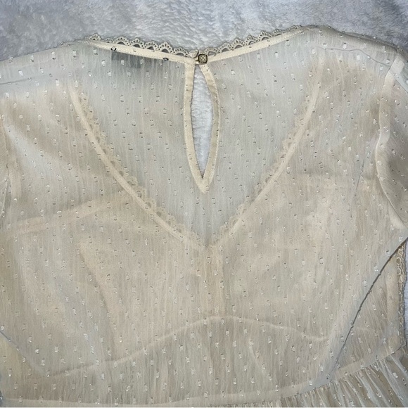 Vici Cream Lace Detail Blouse - Picture 7 of 7